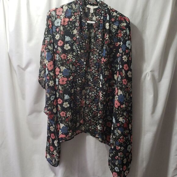 Jessica Simpson. Open Front Floral Kimono. Size OS - Picture 1 of 11